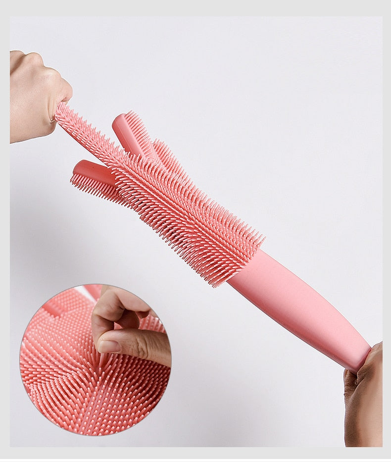 Luva Lava Louças de Silicone