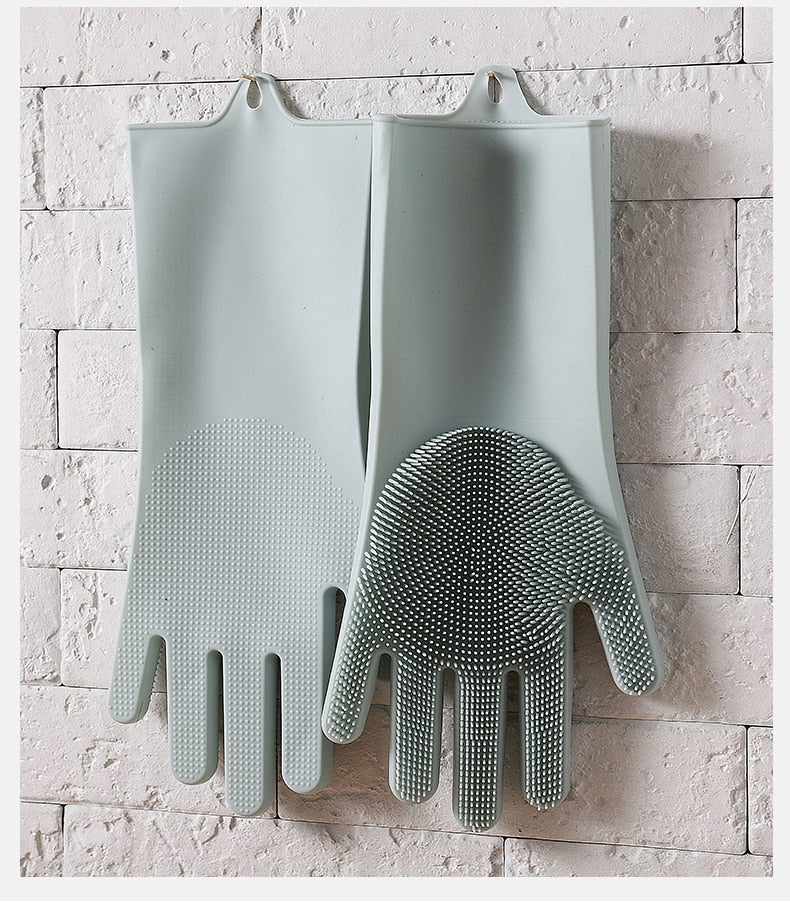 Luva Lava Louças de Silicone