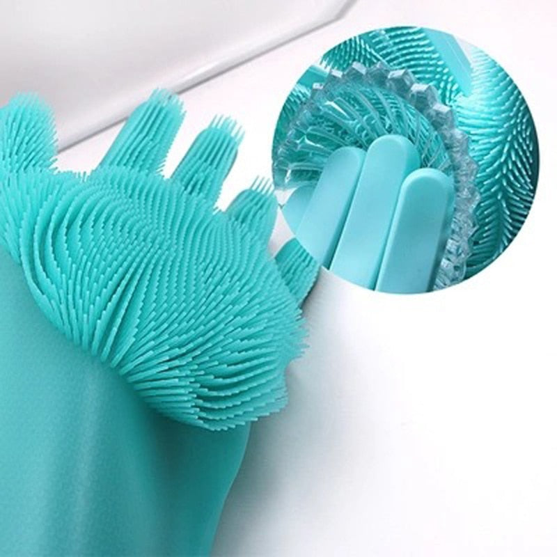 Luva Lava Louças de Silicone