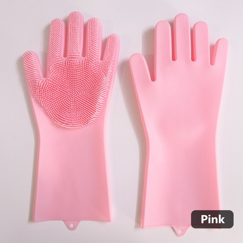 Luva Lava Louças de Silicone